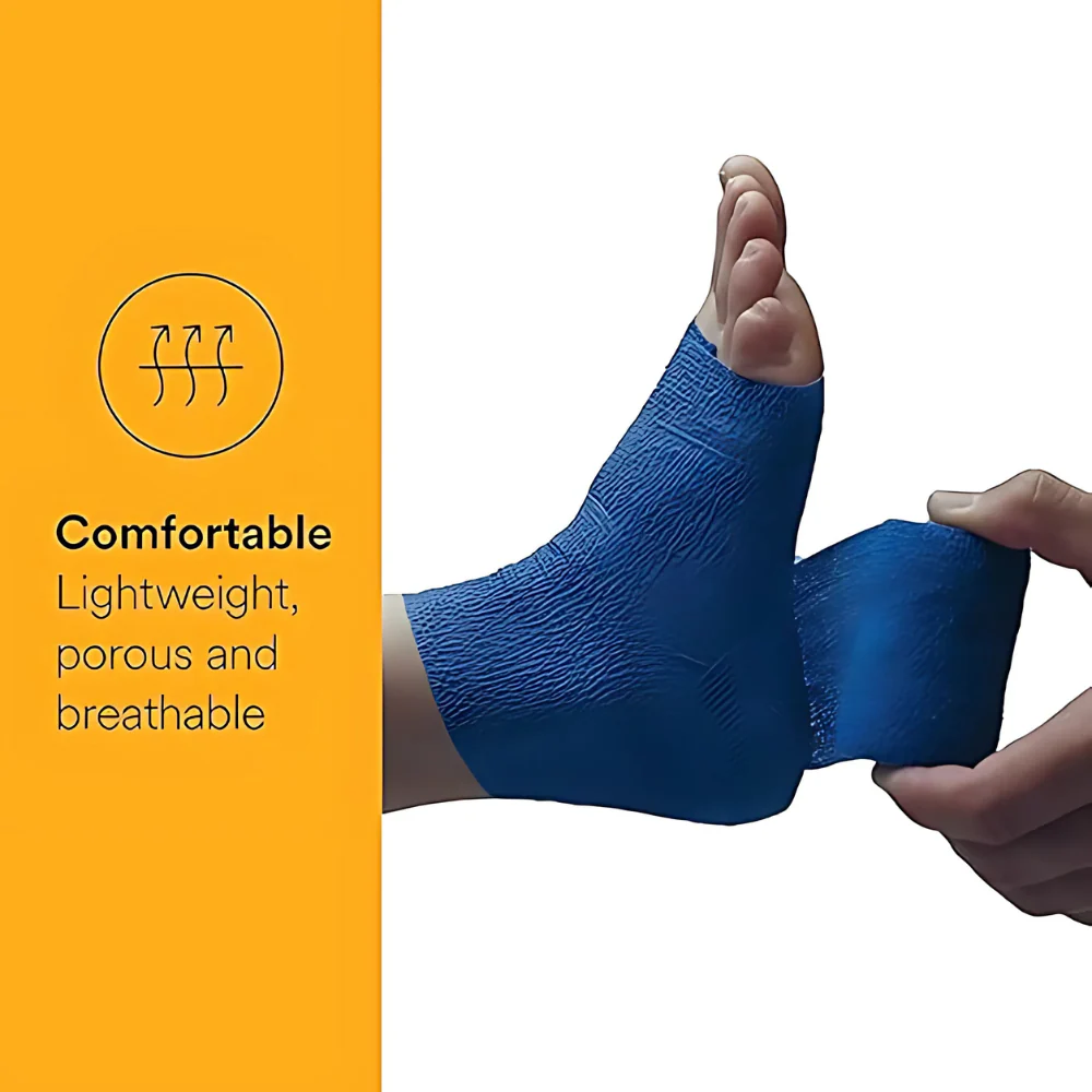 3M Coban Self-Adherent Bandage Wrap with Hand Tear - Image 2