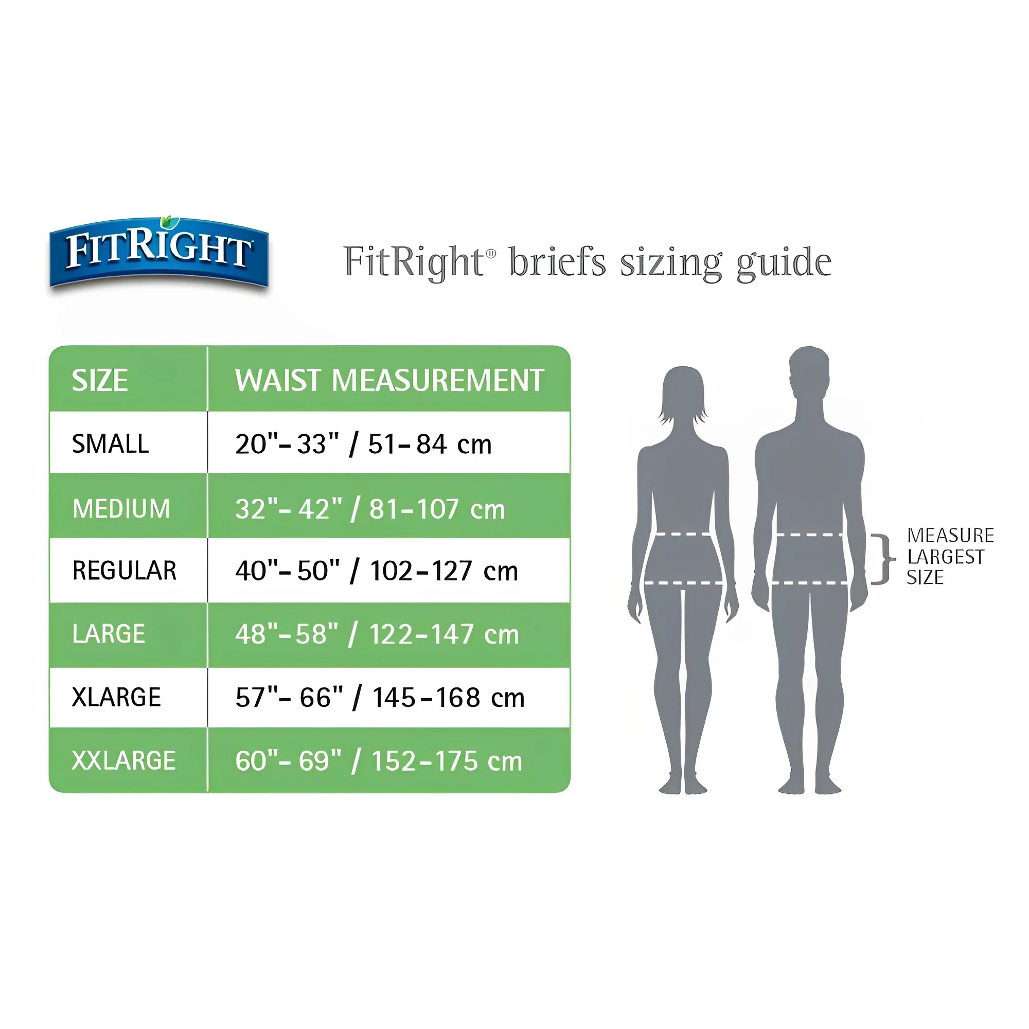 Medline FitRight Plus Brief, 2XL (60" to 69"), FITPLUSXXL - Image 3