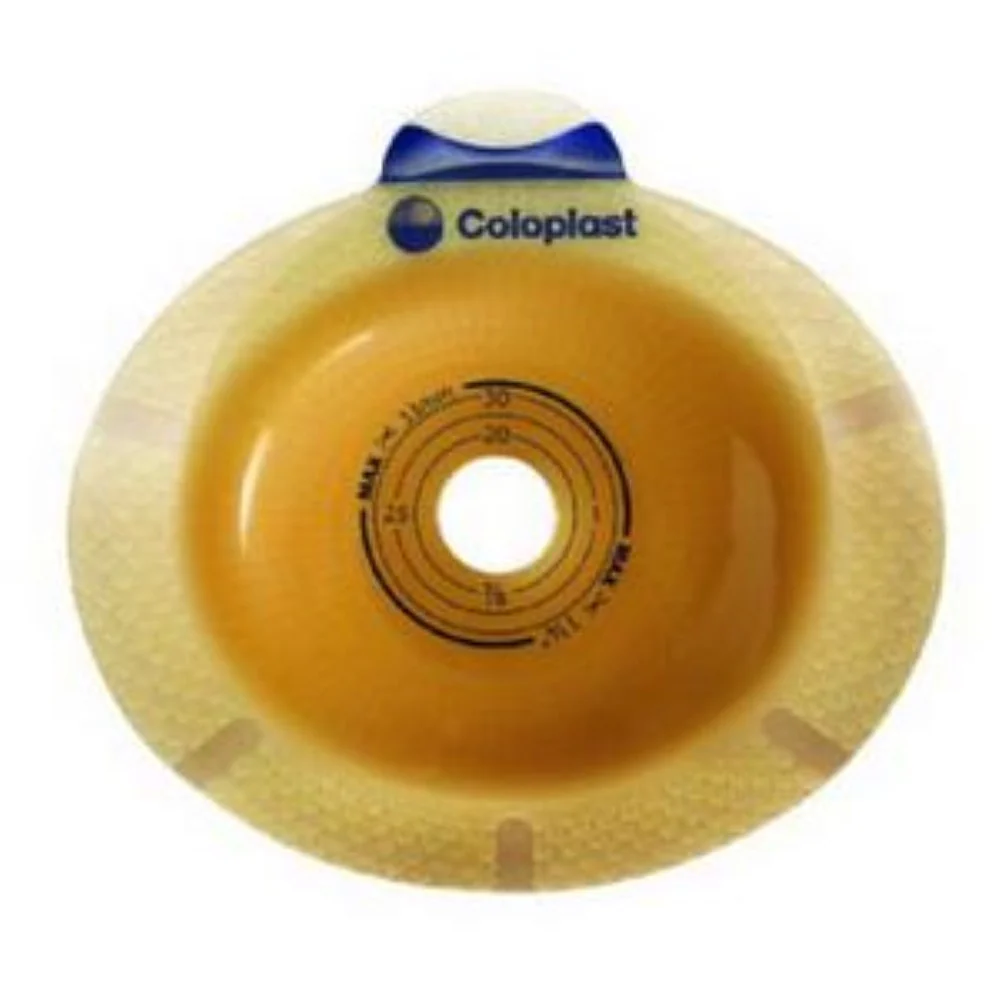 Coloplast SenSura Click Two-Piece Skin Barrier, Belt Tabs, 1-9/16" Flange, Convex Light, 7/8" Stoma
