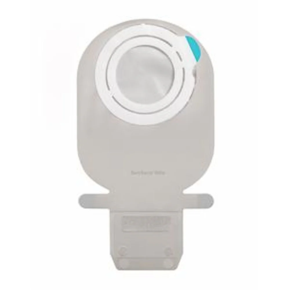 Coloplast SenSura Mio Flex Maxi Two-Piece Wide Outlet Drainable Pouch, Integrated Closure, Opaque with Inspection Window, 70mm Coupling