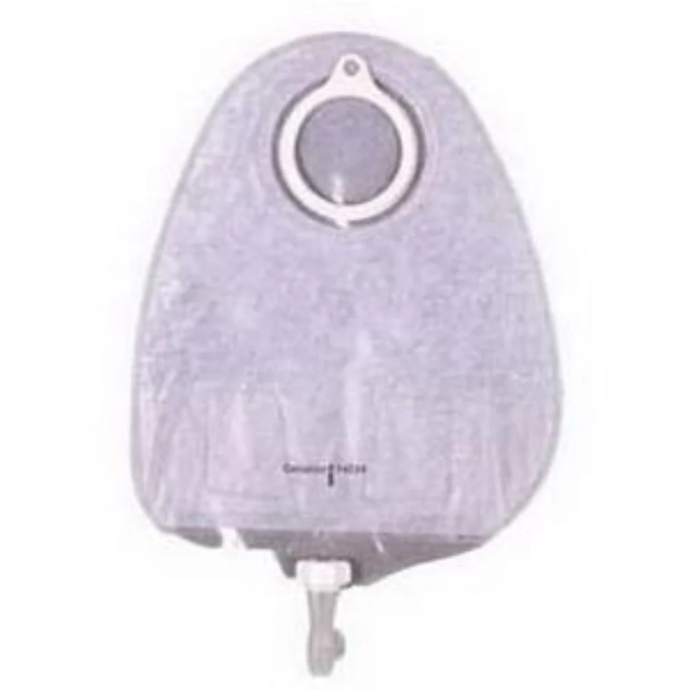 Coloplast Assura Two-Piece Urostomy Pouch, 10-3/4" L, Opaque, 2" Flange, Cut-to-Fit Skin Barrier, Flat, 3/8" to 1-3/4" Stoma
