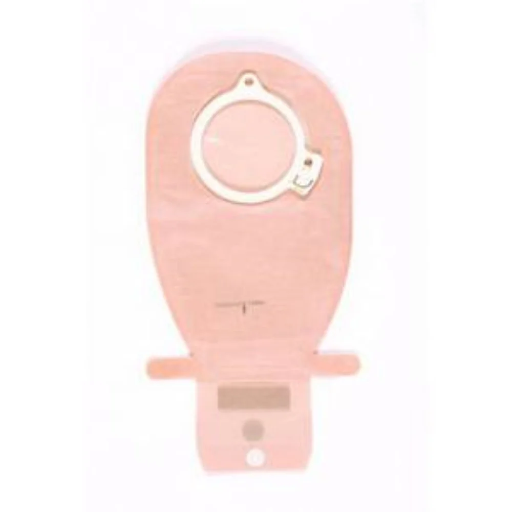 Coloplast Assura Two-Piece Wide Outlet Drainable Pouch, Wide Outlet, 11-1/2" L, Integrated Closure, Opaque, Cut-to-Fit Flat Skin Barrier, 3/8" to 1-3/4" Stoma
