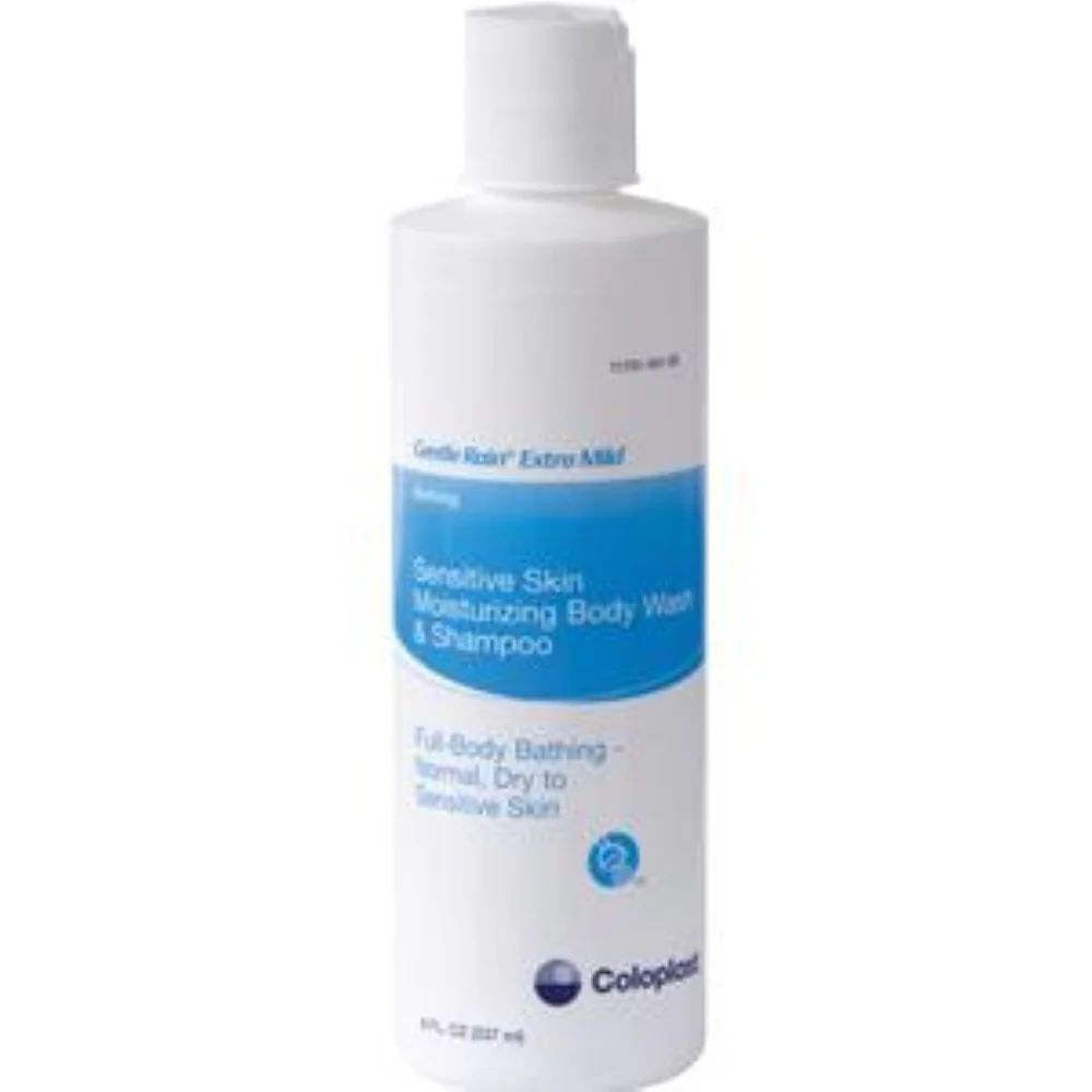Coloplast Gentle Rain Extra Mild Moisturizing Body Wash & Shampoo, 8 oz