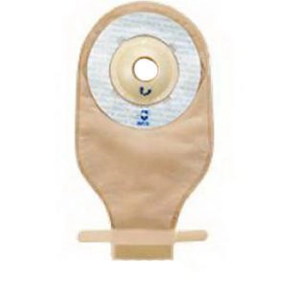 Marlen UltraLite One-piece Pre-cut Drainable Pouch with Skin Shield Shallow Convex Adhesive Skin Barrier and Kwick-Klose&tradeII; Fastener 7/8" Opening, 9" L x 5-3/4" W, Opaque, 16Oz, Odor-proof