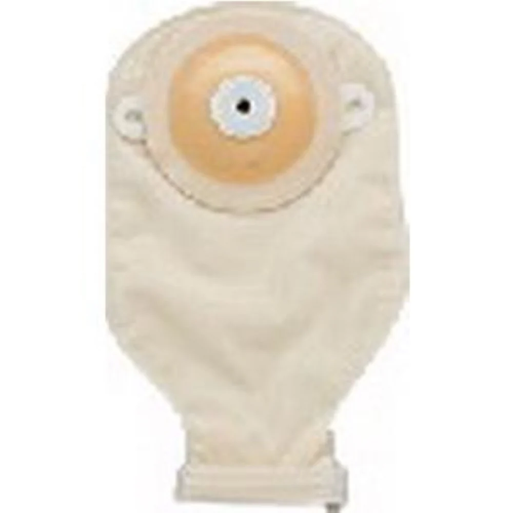 Nu-Hope Nu-Flex One-piece Convex Drainable Pouch with Nu-Comfort Barrier 1-1/8" Opening, Opaque