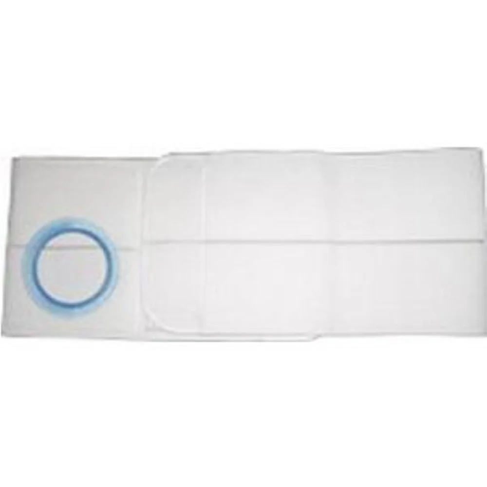 Nu-Hope Nu-Support Flat Panel Belt 3-1/4" Opening, 6" W, 41" to 46" Waist, X-Large, Regular Elastic, Right Sided Stoma