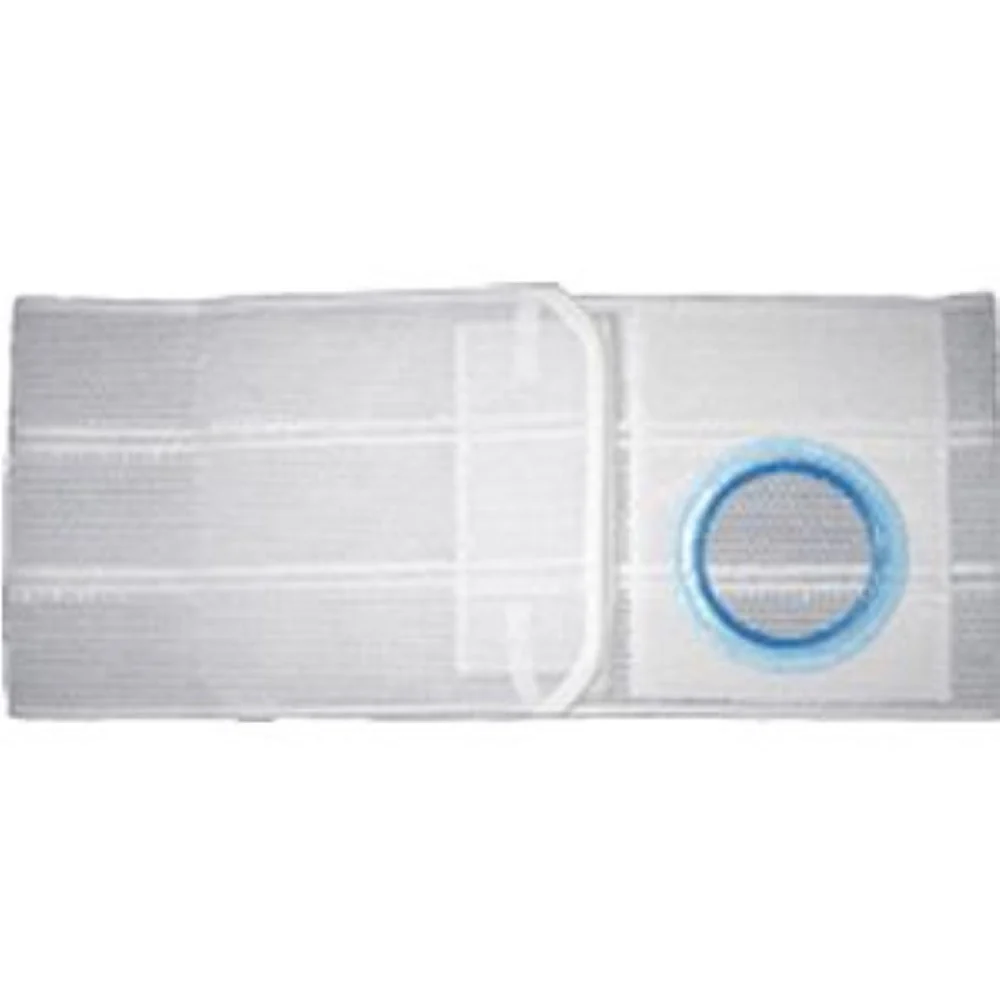 Nu-Hope Nu-Support Flat Panel Belt 2-3/8" Opening, 6" W, 28" to 31" Waist, Small, Cool Comfort Ventilated Elastic, Left Sided Stoma