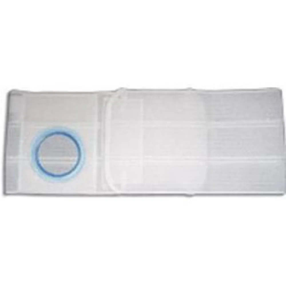 Nu-Hope Nu-Support Flat Panel Belt with Prolapse Strap 2-1/4" Opening, 6" W, 36" to 40" Waist, Large, Cool Comfort Ventilated Elastic, Right Sided Stoma