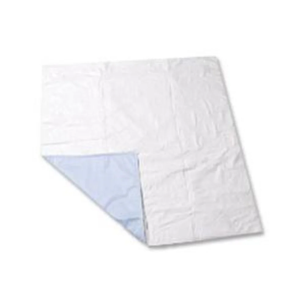 Salk CareFor Economy Reusable Waterproof Underpad with Two 18" Drawsheet Flaps, 32" x 36"