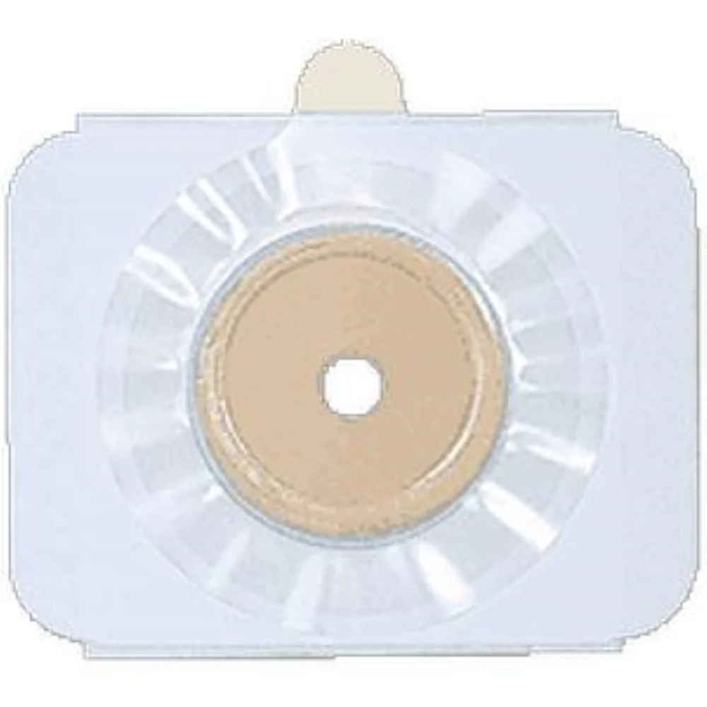 Cymed Two-Piece Cut-to-fit MicroSkin Adhesive Barrier with 6mm Thick MicroDerm Plus Washer 1-1/2" Stoma Opening, Transparent, Durable, Breathable, Waterproof