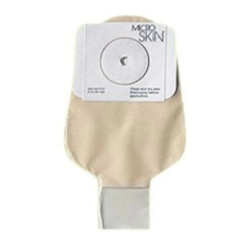 Cymed Platinum One-piece Drainable Pouch Cut-to-fit MicroSkin Adhesive Barrier and Thick MicroDerm Plus Washer 1-1/2" Stoma Opening, 11" L, Clear, Odor-proof Film, Comfort Backing, Latex-free
