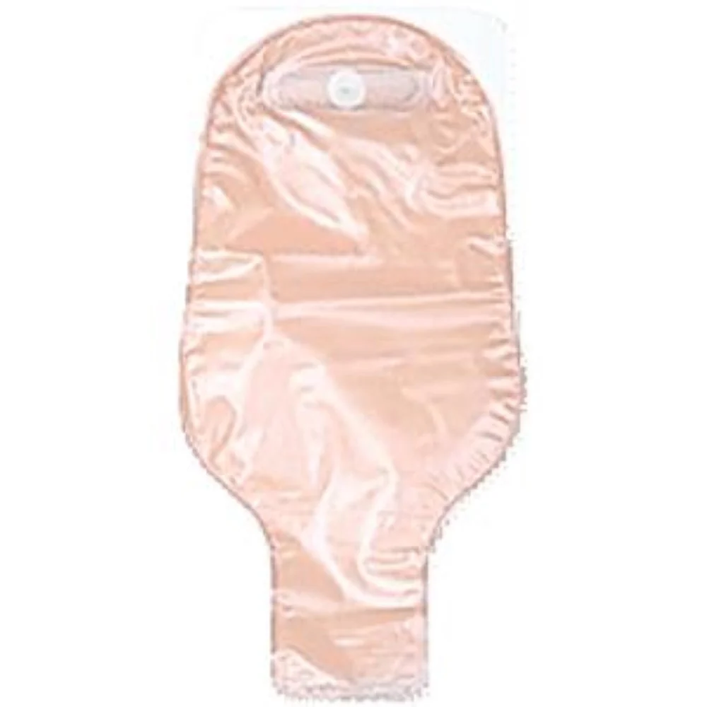 Cymed Two-piece Drainable Pouch with MicroSkin Adhesive Barrier 11" L, Clear, Tapered, Odor-proof Film, Comfort Backing, Latex-free