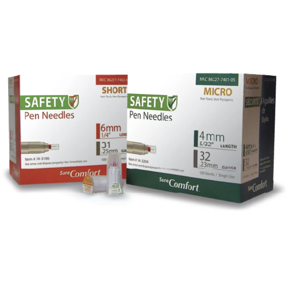 Allison Medical Sure Comfort Safety Pen Needles, SureComfort