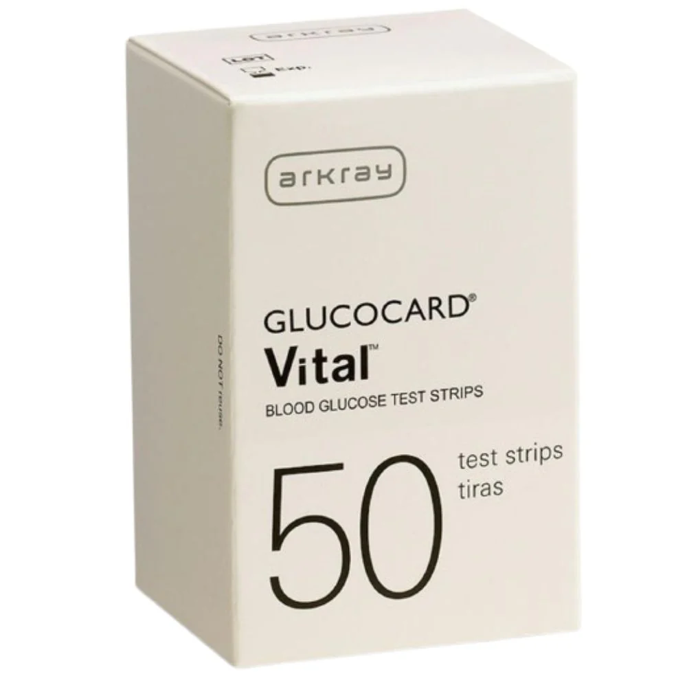 Arkray Glucocard Vital Blood Glucose Test Strips / Meter / Monitoring Kits