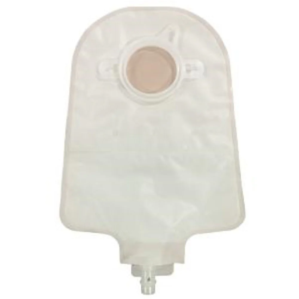 Securi-T USA Two-Piece Urostomy Pouch with Flip-Flow Valve 9" L, 1-3/4" Flange