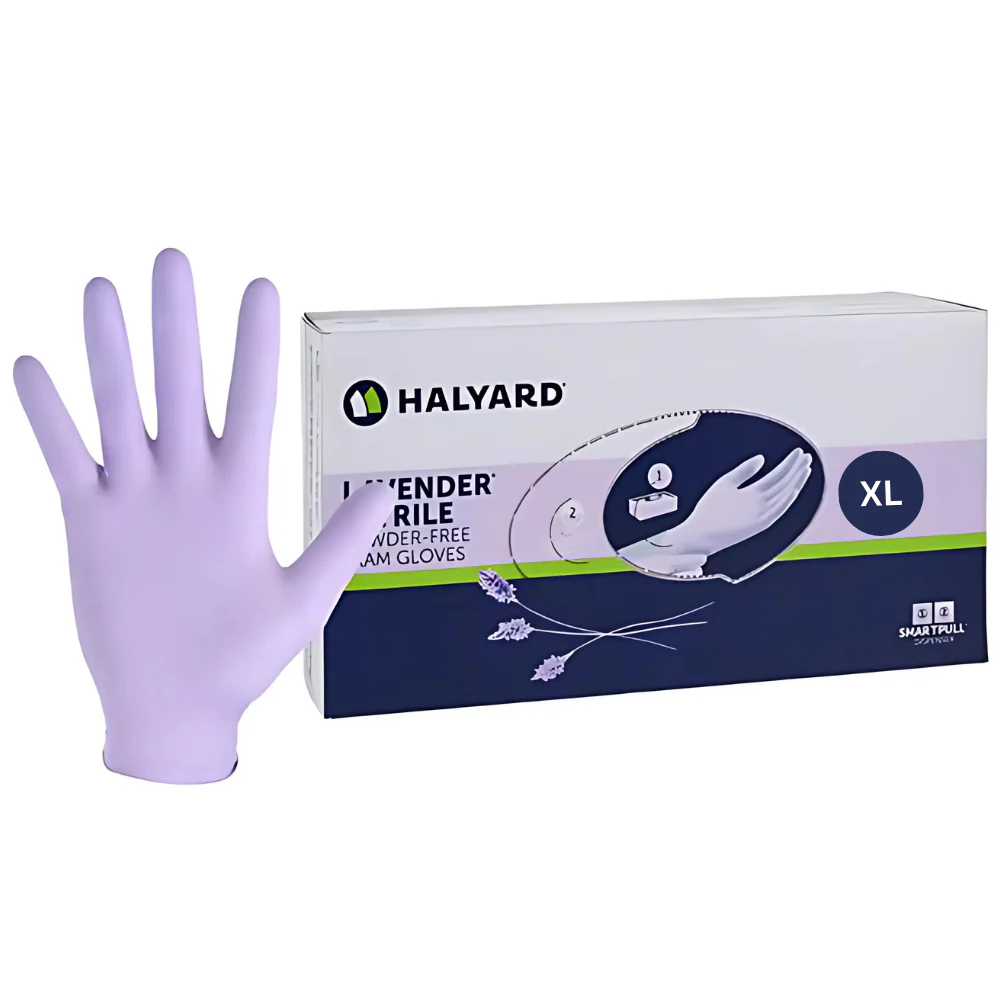 Halyard Health Lavender Nitrile Examination Gloves - Image 4