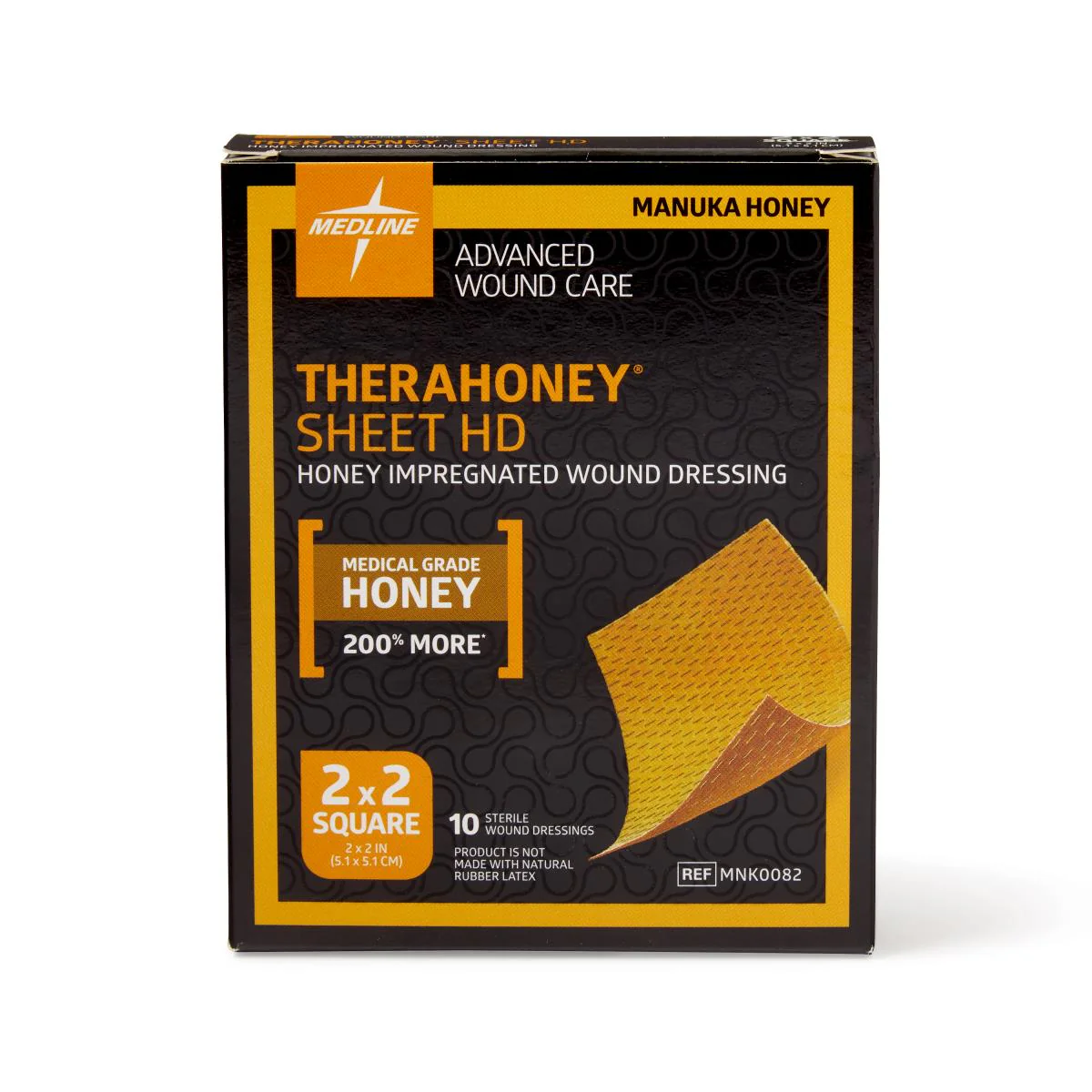 Medline TheraHoney Manuka Honey Wound Dressing Sheet