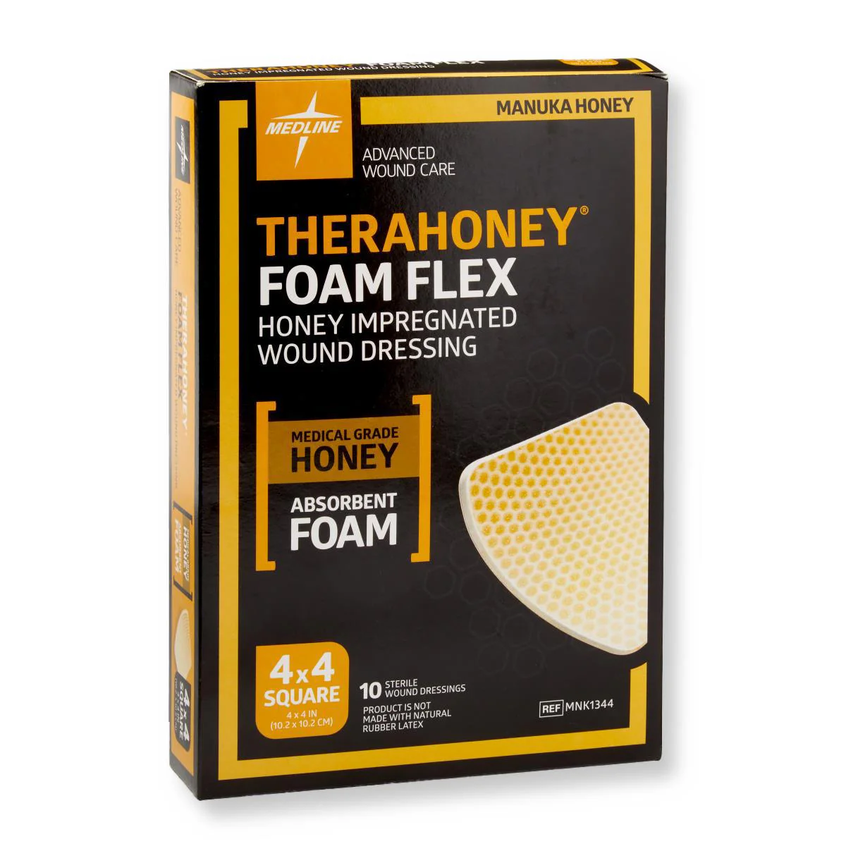 Medline TheraHoney Manuka Honey Wound Dressing Sheet - Image 3