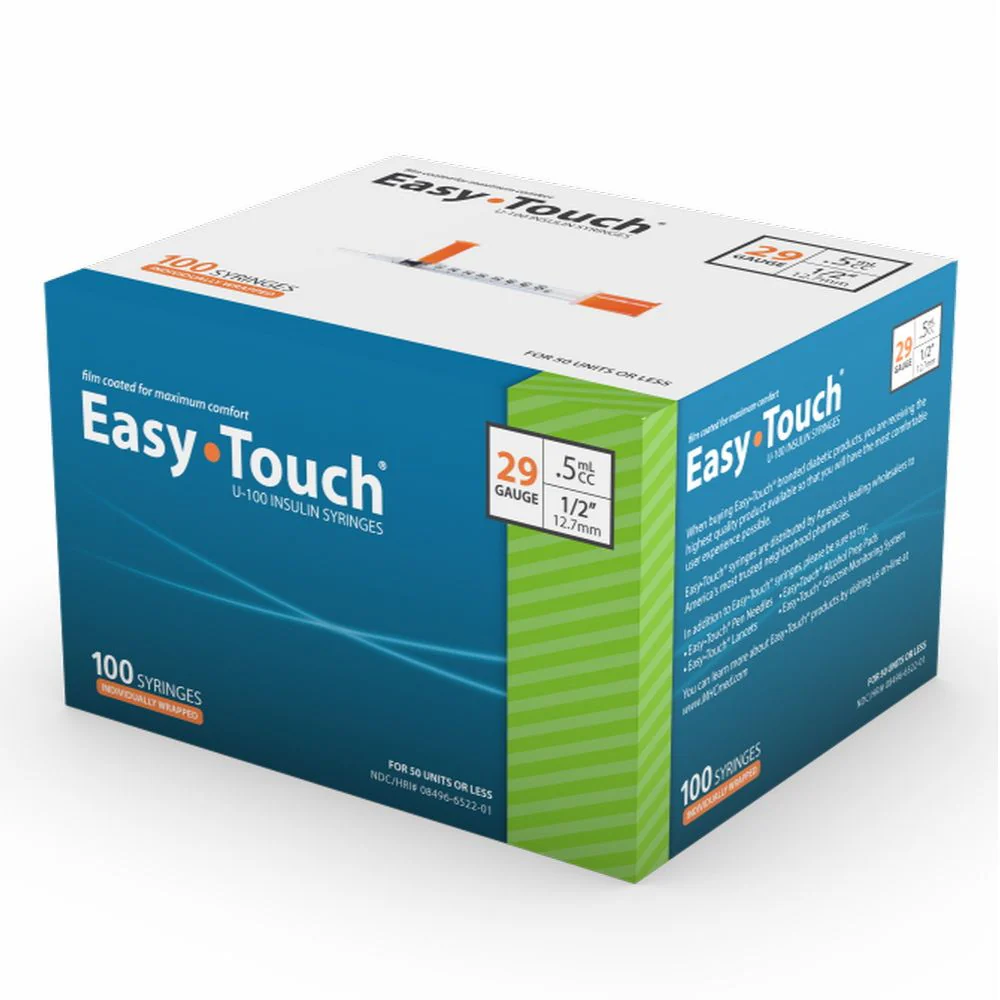MHC Easy Touch U100 Insulin Syringes, EasyTouch - Image 15