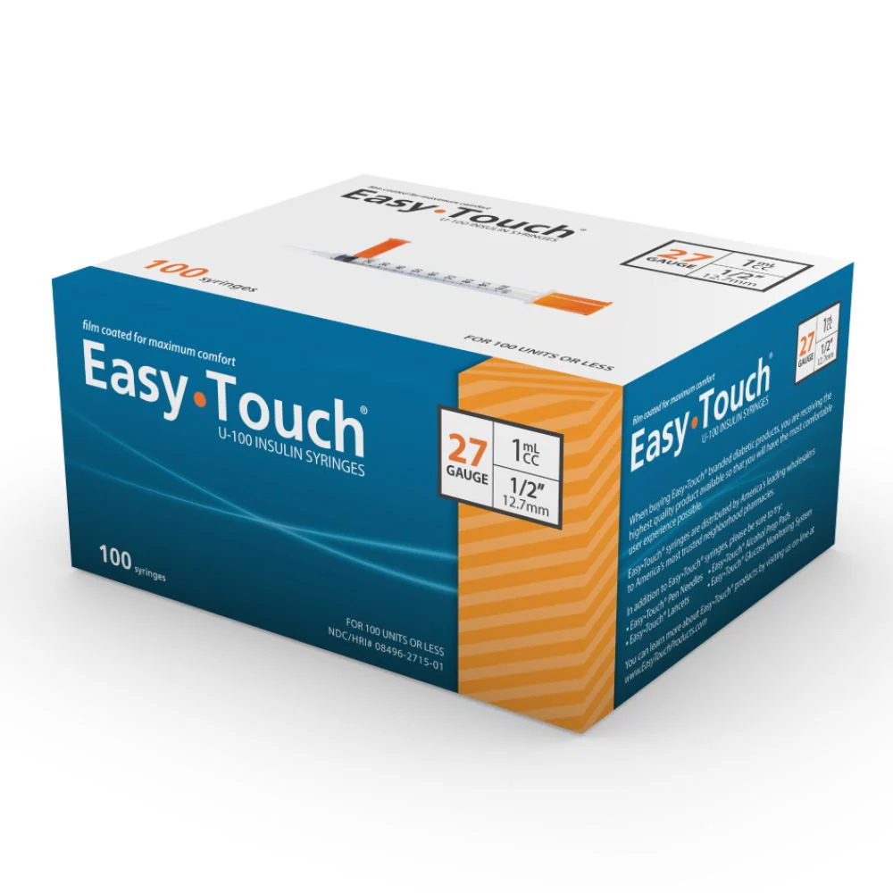 MHC Easy Touch U100 Insulin Syringes, EasyTouch - Image 16