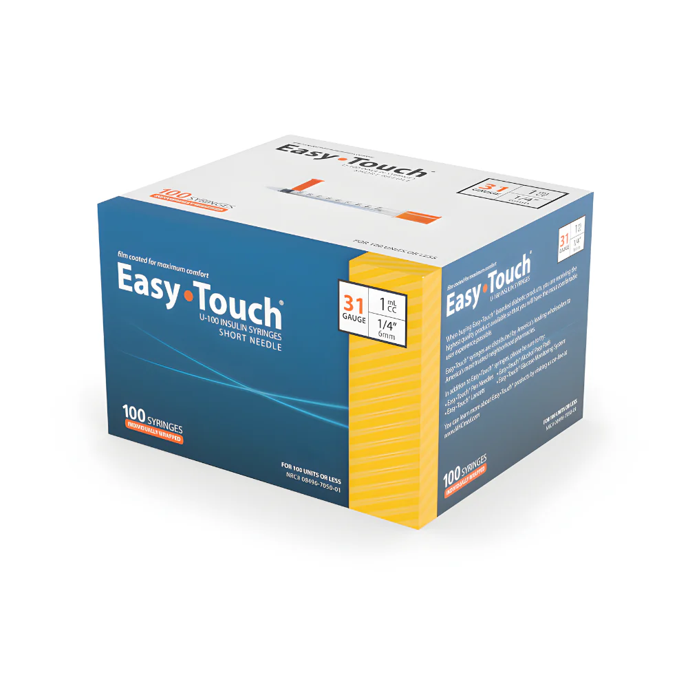 MHC Easy Touch U100 Insulin Syringes, EasyTouch - Image 8