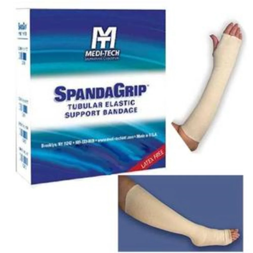 Spandagrip Tubular Elastic Support Bandage 4" x 11 yds, Size F, Natural