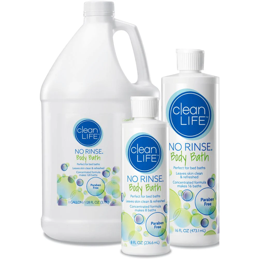 CleanLife No Rinse Body Bath with Odor Eliminator, pH balanced and alcohol-free, 1 Gallon, 00950 - Image 2
