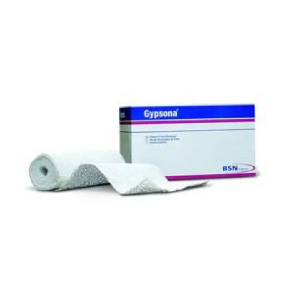 BSN Gypsona Extra-Fast Plaster of Paris Bandages 4" x 5 yds, Latex-free, Central Plastic Core