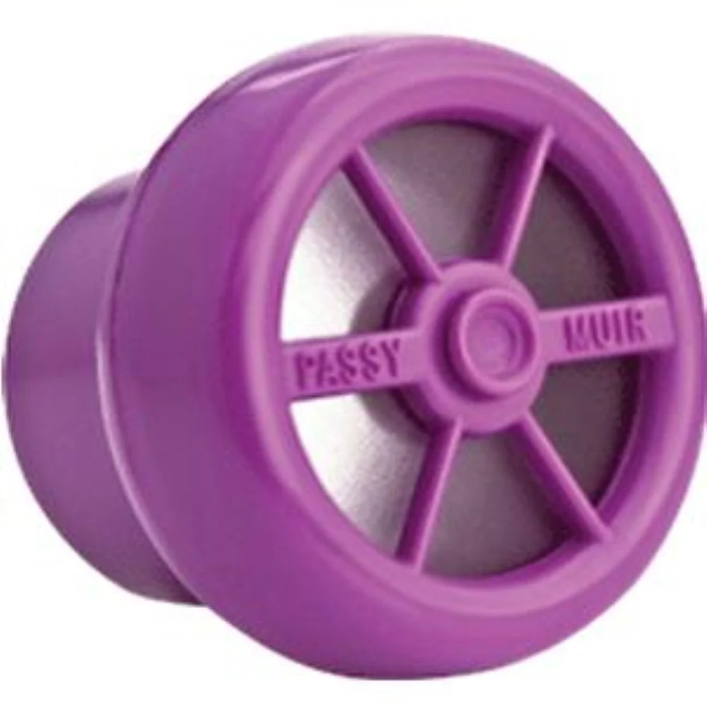Passy-Muir Low Profile Tracheostomy & Ventilator Swallowing and Speaking Valve Purple, Non-disposable, Flexible Rubber Tubing
