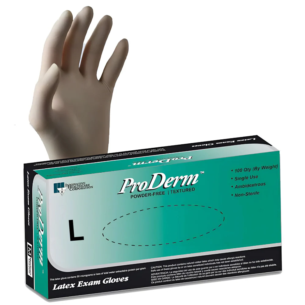 ProDerm 155 Series Latex Examination Gloves - Image 4