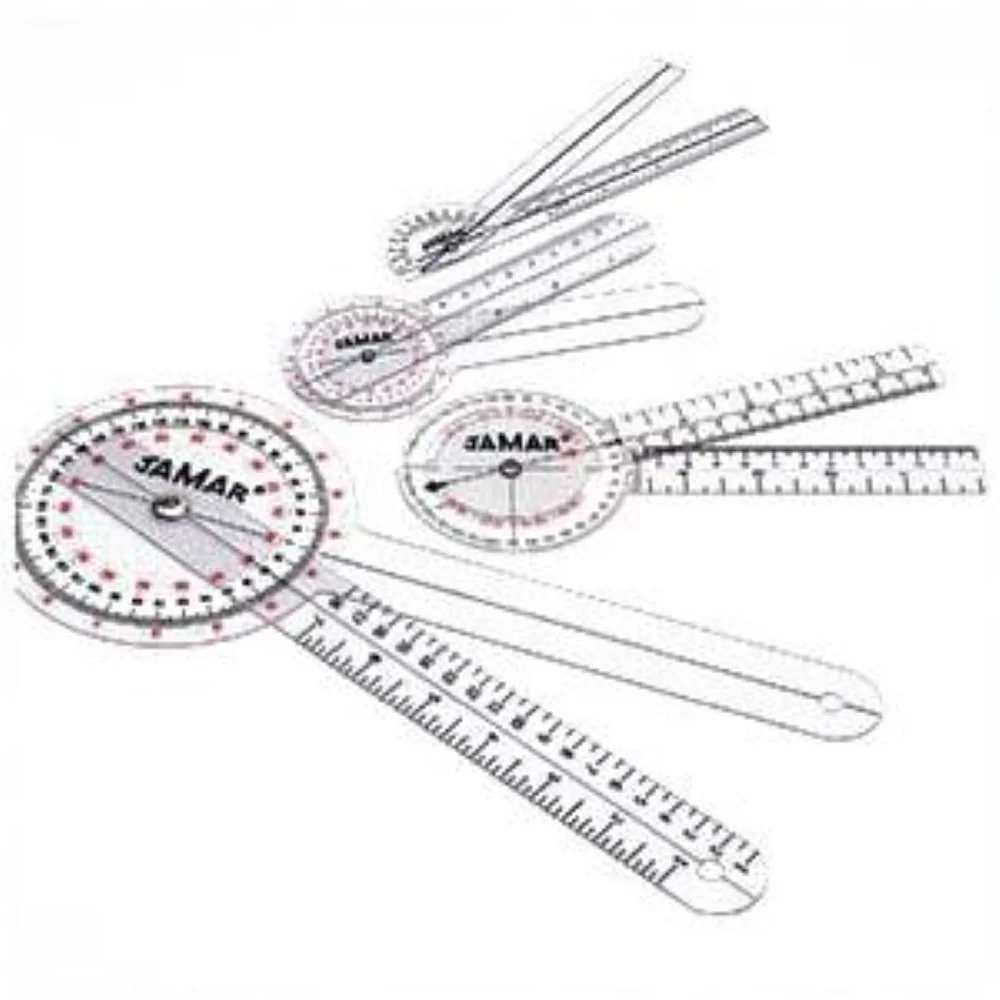 Sammons Preston Inc EZ Read Jamar Goniometer 12-1/2", Scale Reads 0° to 180° and 0° to 360° in 1° increments