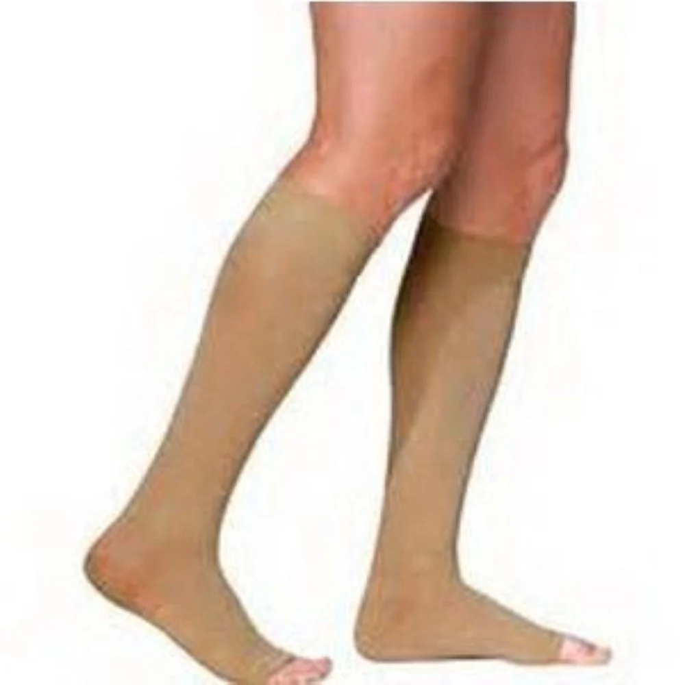Sigvaris Access Men's Knee High Compression Socks Medium Short, 30 to 40mm Hg Compression, Black, Closed Toe, Latex-free
