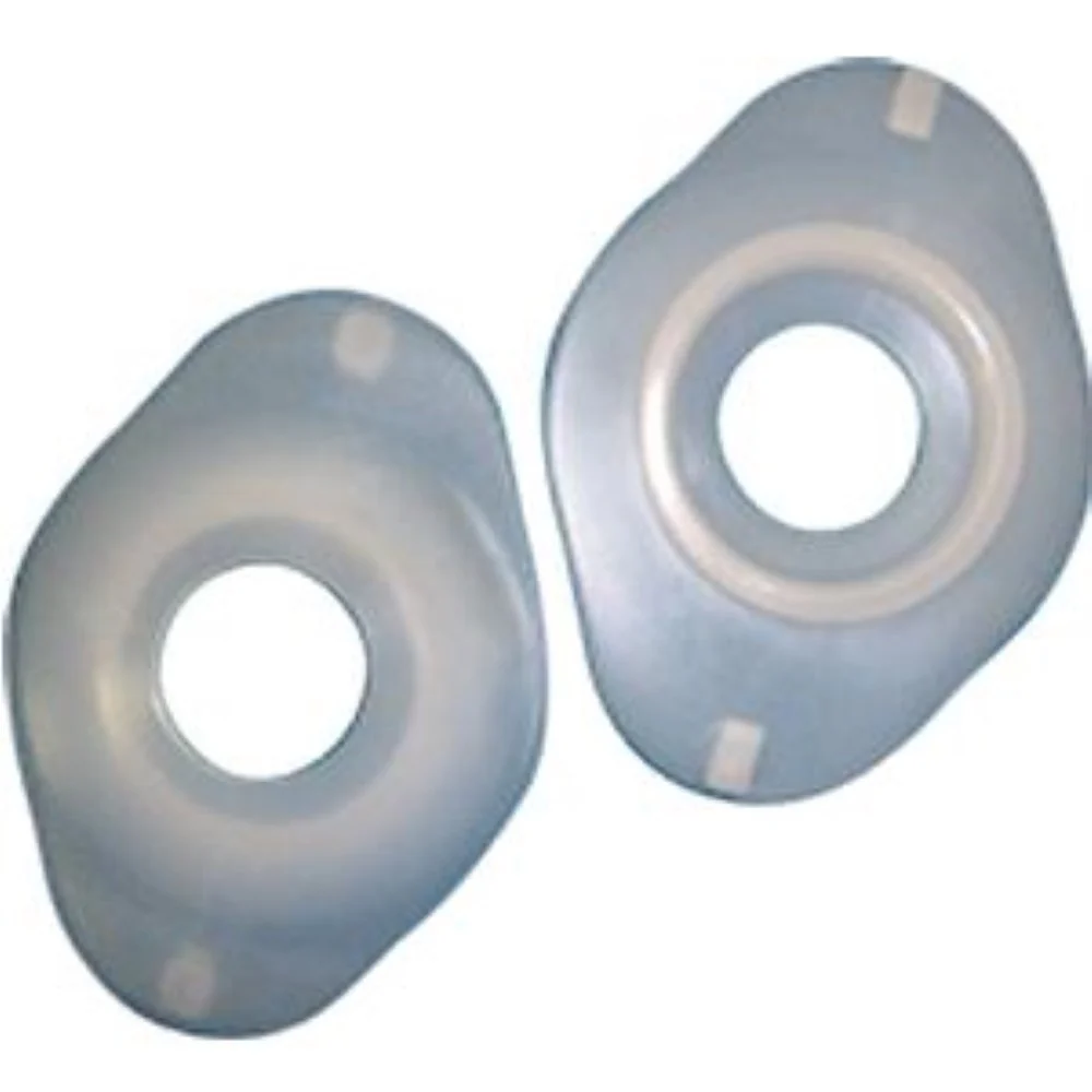 Convert-A-Pouch Convex Plastic Rigid Faceplate 7/8" Opening, 3" OD, Pack of 2